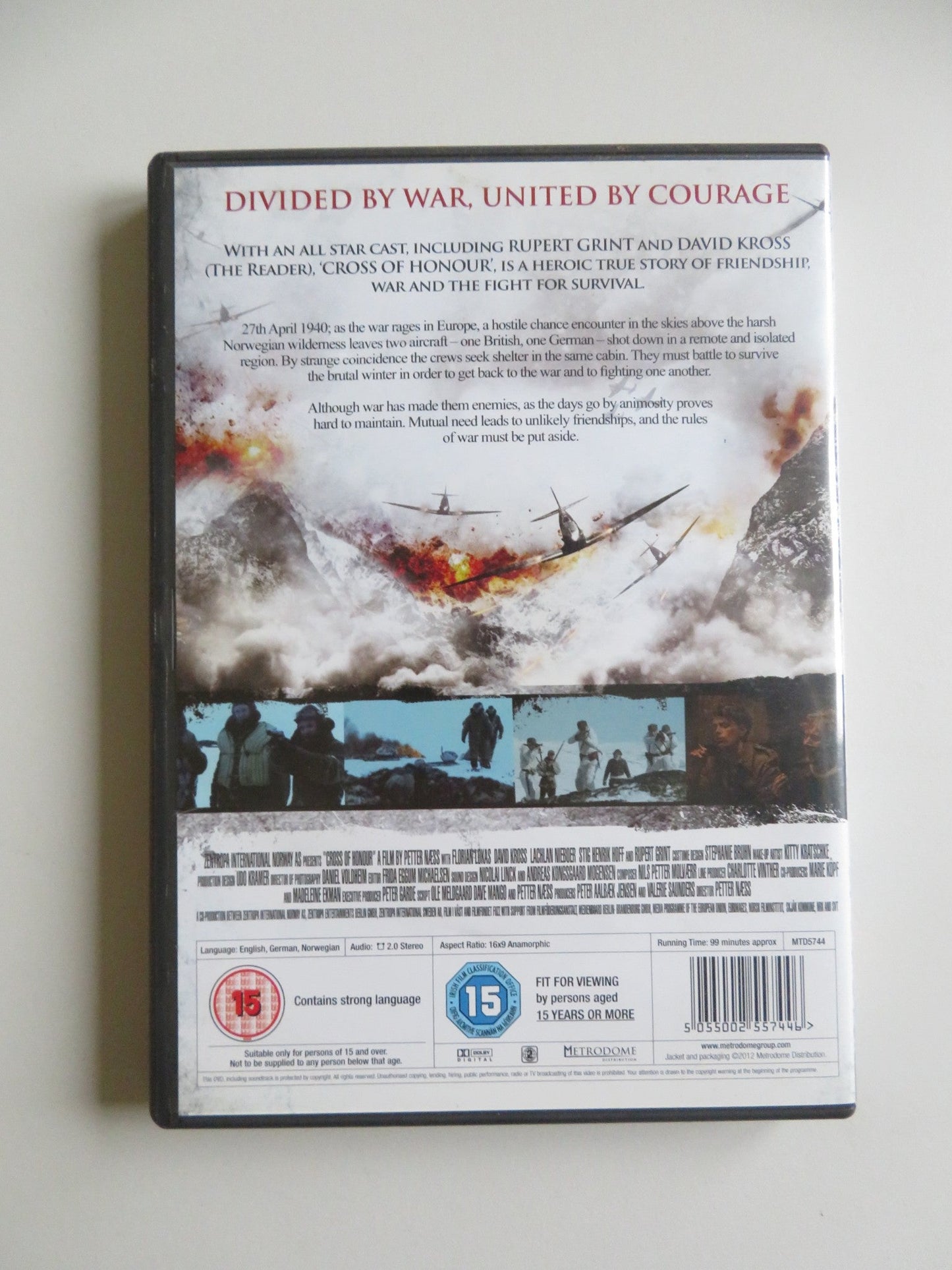 CROSS OF HONOUR (DVD) RUPERT GRINT STIG - HENRIK HOFF 2012 REGION 2 Movie posters
