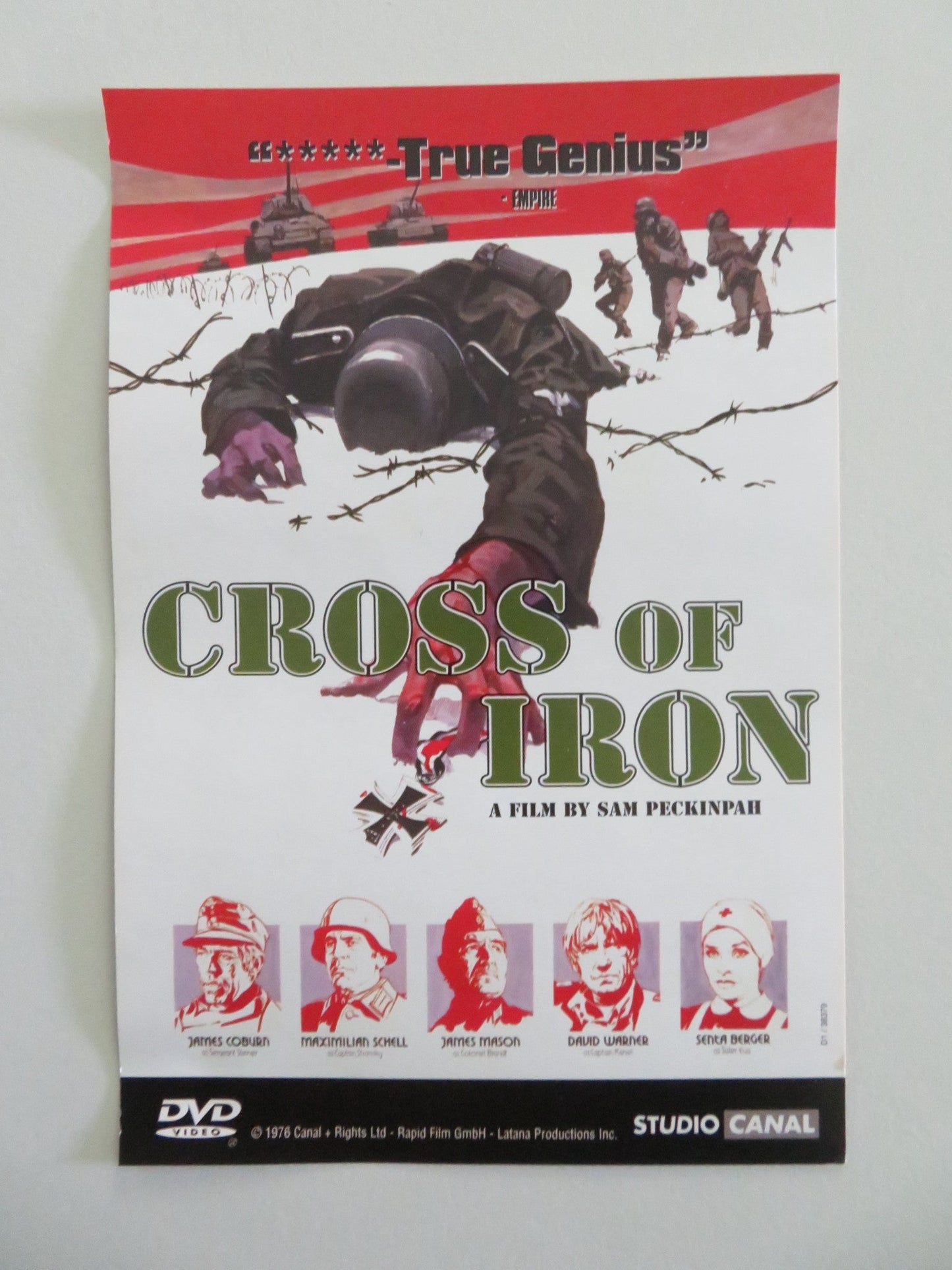 CROSS OF IRON (DVD) JAMES COBURN JAMES MASON 1977 REGION 2 Movie posters