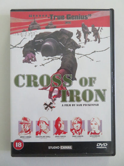 CROSS OF IRON (DVD) JAMES COBURN JAMES MASON 1977 REGION 2 Movie posters