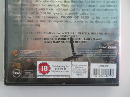 CROSS OF IRON (DVD) JAMES COBURN JAMES MASON 1977 REGION 2 Movie posters