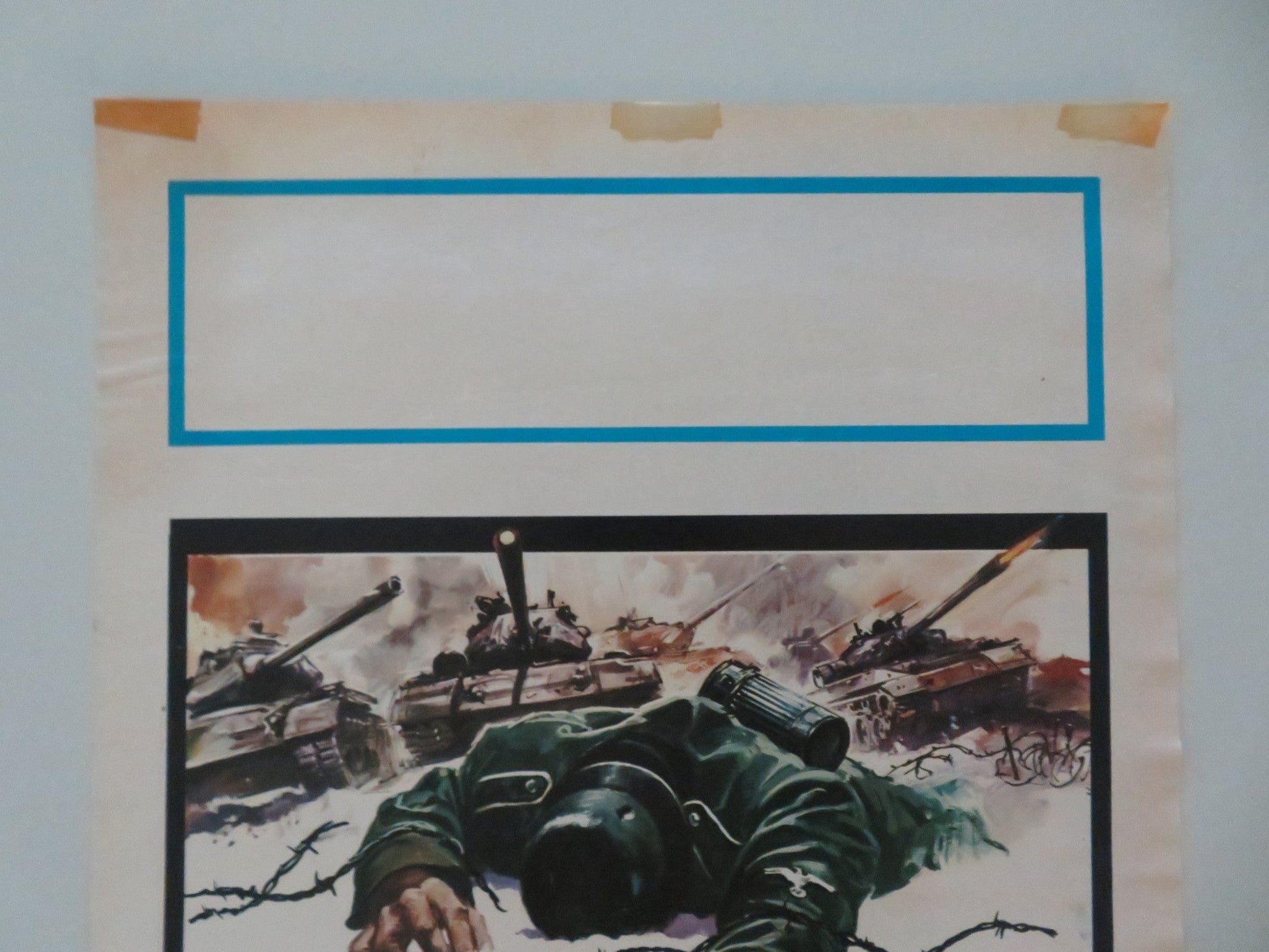 CROSS OF IRON ITALIAN LOCANDINA POSTER JAMES COBURN JAMES MASON 1977 Movie posters