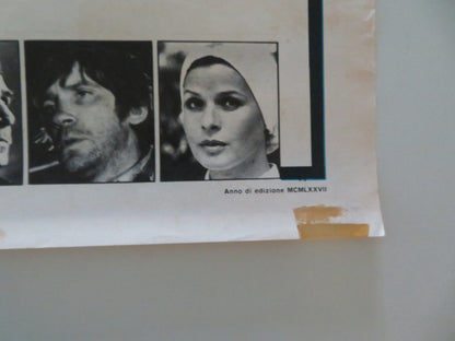 CROSS OF IRON ITALIAN LOCANDINA POSTER JAMES COBURN JAMES MASON 1977 Movie posters