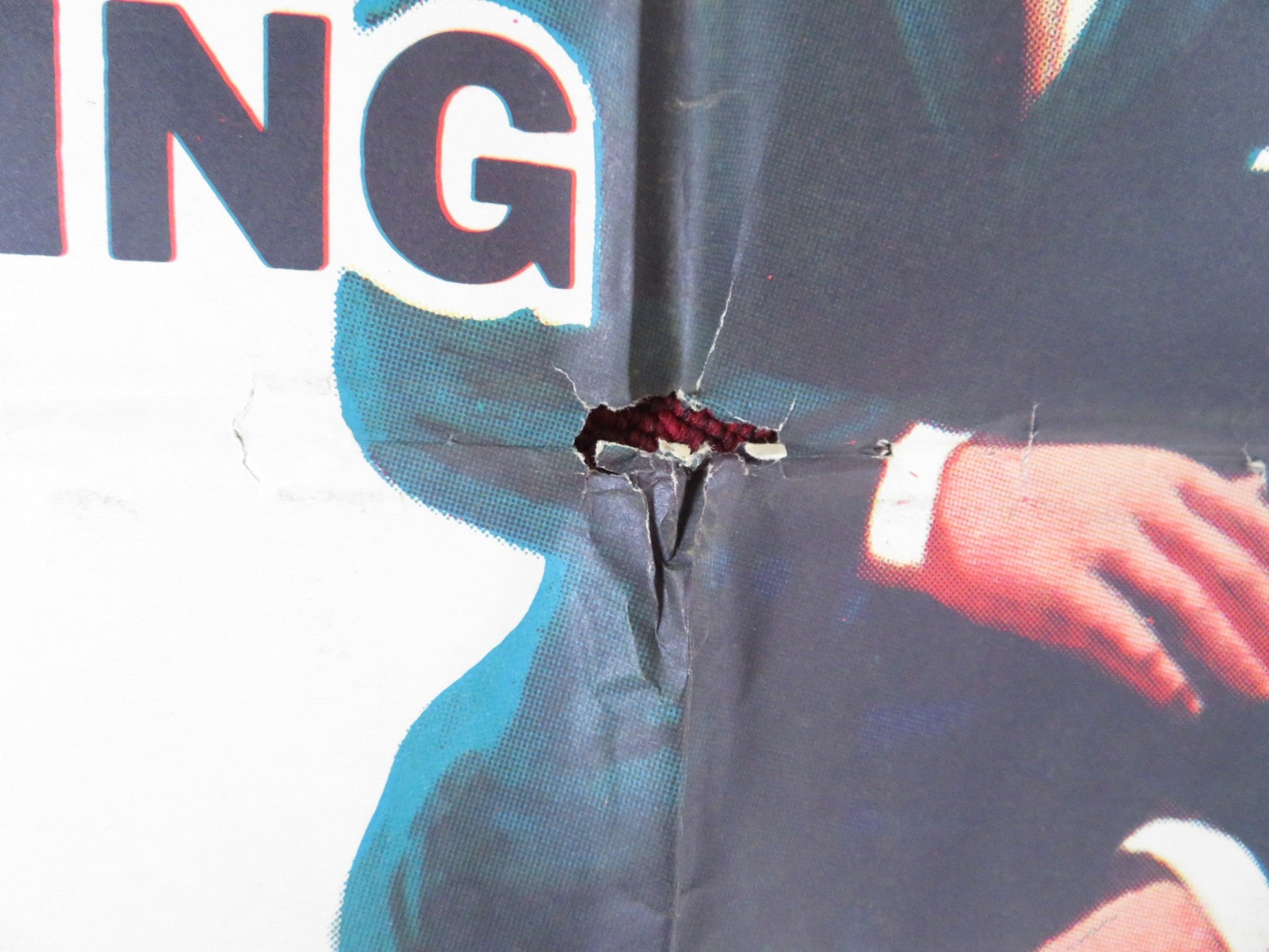 CROSS - UP / TIGER BY THE TAIL FOLDED US ONE SHEET POSTER LARRY PARKS 1958 Rendezvous Cinema Movie posters