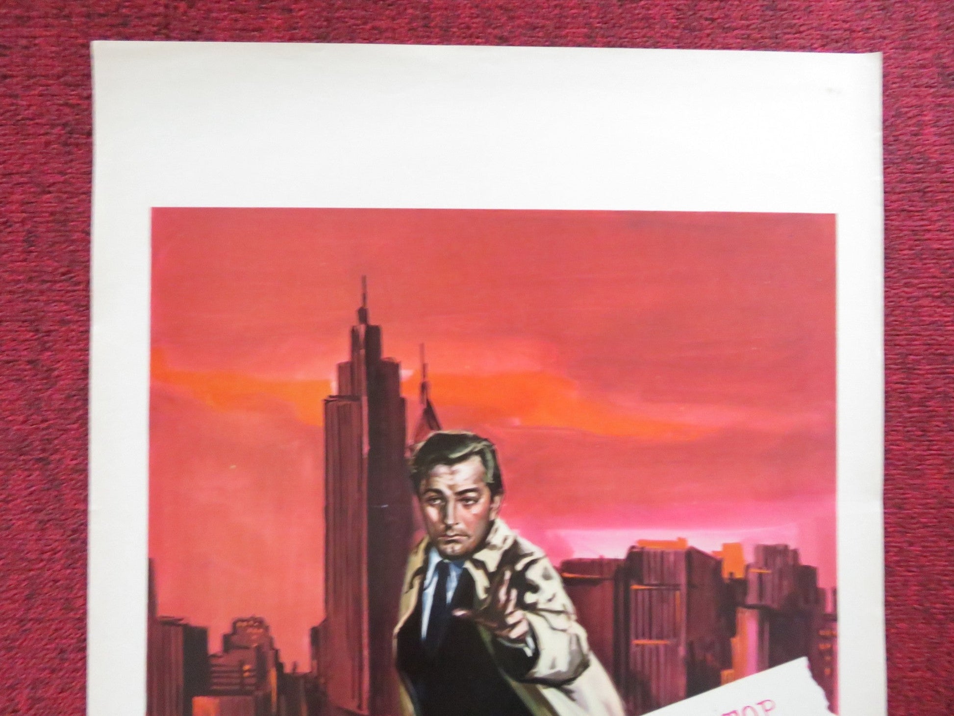 CROSSFIRE ITALIAN LOCANDINA POSTER ROBERT MITCHUM ROBERT RYAN R1966 Rendezvous Cinema Movie posters