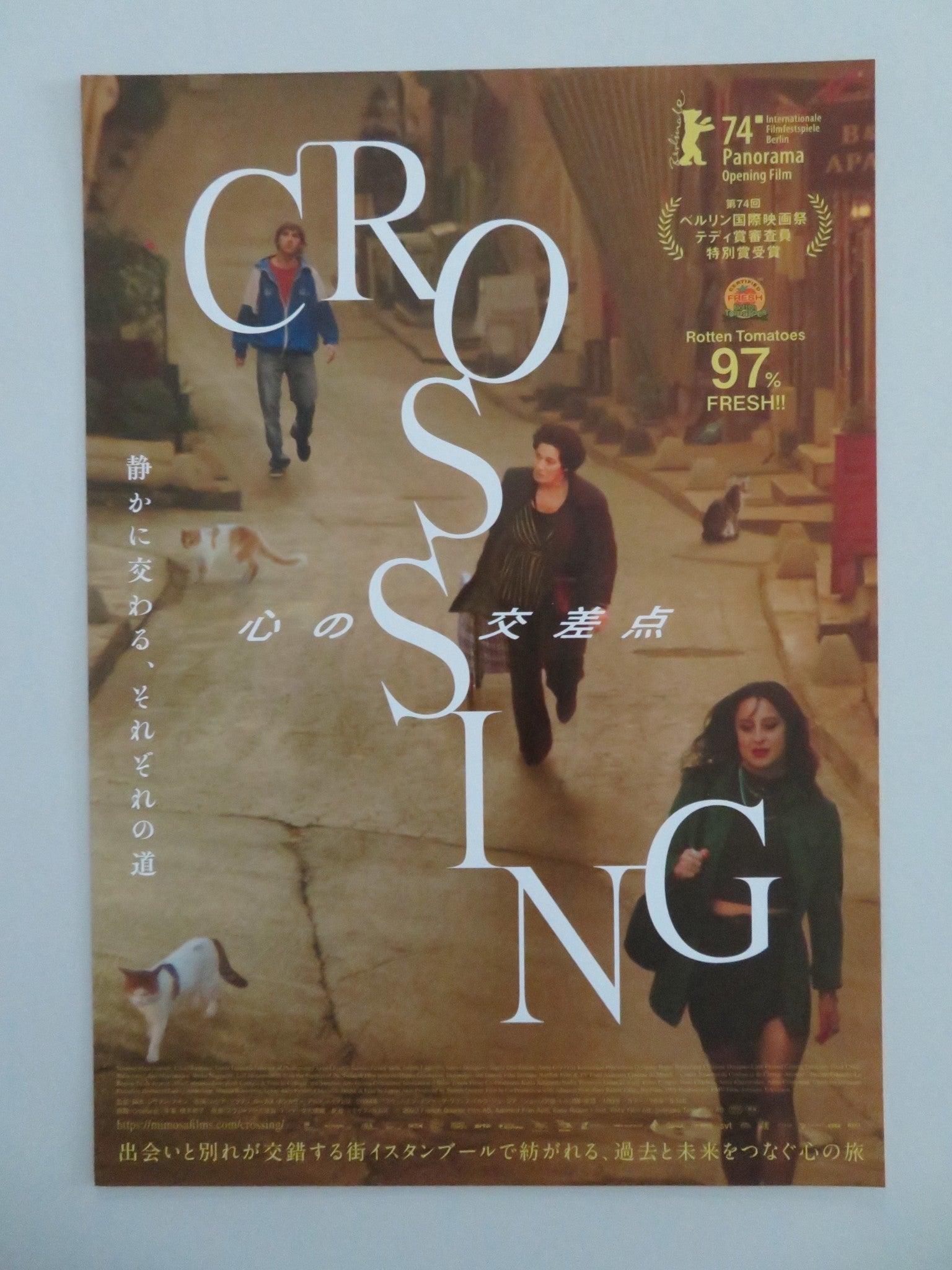 CROSSING JAPANESE CHIRASHI (B5) POSTER MZIA ARABULI LUCAS KANKAVA 2024 Movie posters