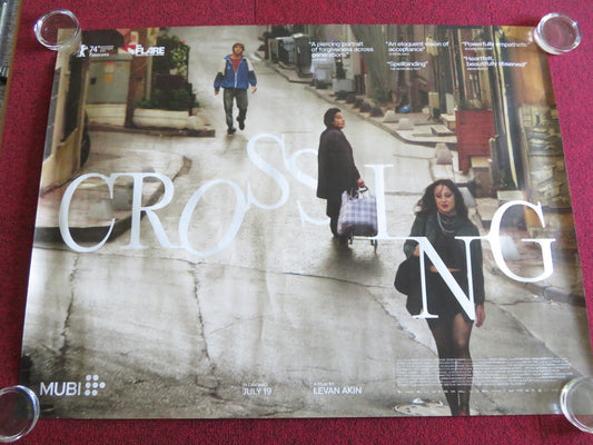 CROSSING UK QUAD ROLLED POSTER MZIA ARABULI LUCAS KANKAVA 2024 Rendezvous Cinema Movie posters