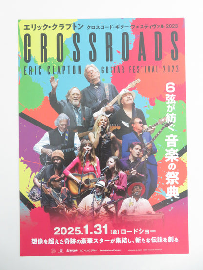 Crossroads: Eric Clapton Guitar Festival Japanese Chirashi (B5) Poster 2024 Movie posters