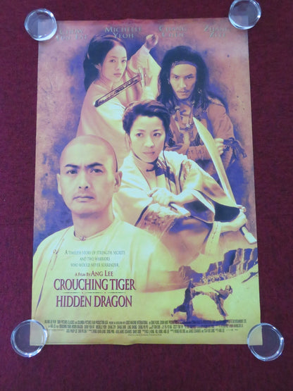CROUCHING TIGER, HIDDEN DRAGON - B POSTER ROLLED CHOW YUN - FAT YEOH 2000 Movie posters