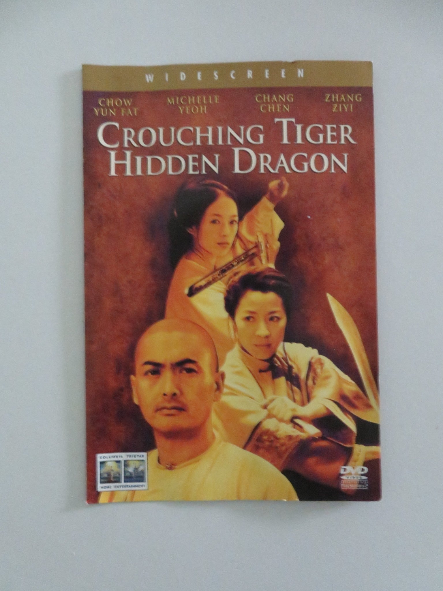 CROUCHING TIGER HIDDEN DRAGON (DVD) CHOW YUN FAT MICHELLE YEOH 2000 REGION 2 Movie posters