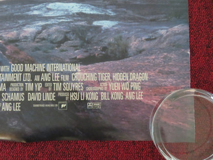 CROUCHING TIGER HIDDEN DRAGON US POSTER ROLLED CHOW YUN - FAT MICHELLE YEOH 2000 Movie posters