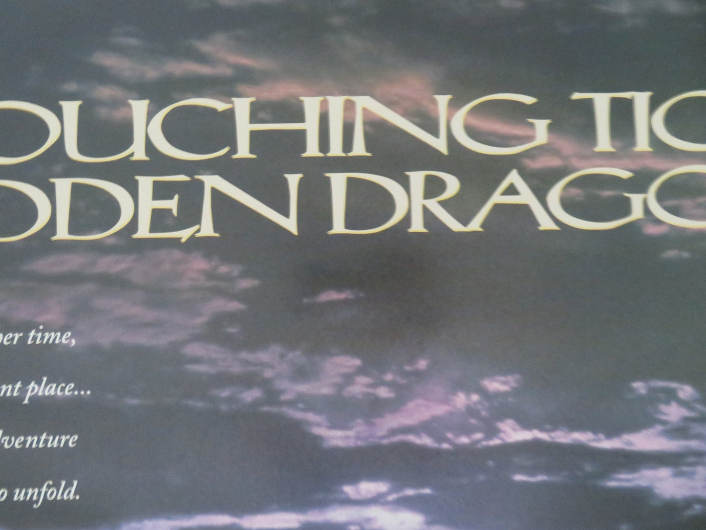 CROUCHING TIGER HIDDEN DRAGON US POSTER ROLLED CHOW YUN - FAT MICHELLE YEOH 2000 Movie posters