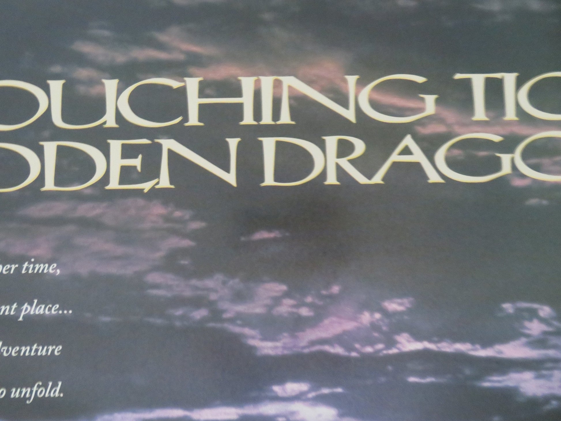 CROUCHING TIGER HIDDEN DRAGON US POSTER ROLLED CHOW YUN - FAT MICHELLE YEOH 2000 Movie posters