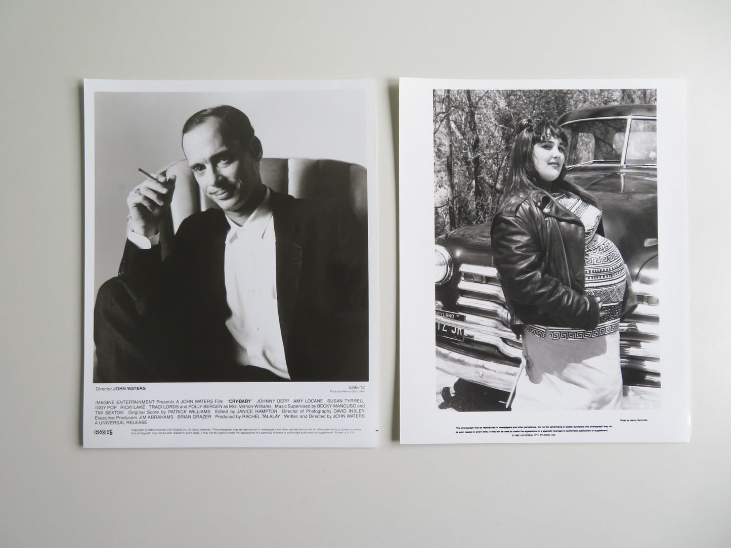 CRY - BABY PRESS KIT 1990 JOHNNY DEPP IGGY POP RICKI LAKE WILLEM DAFOE Movie posters