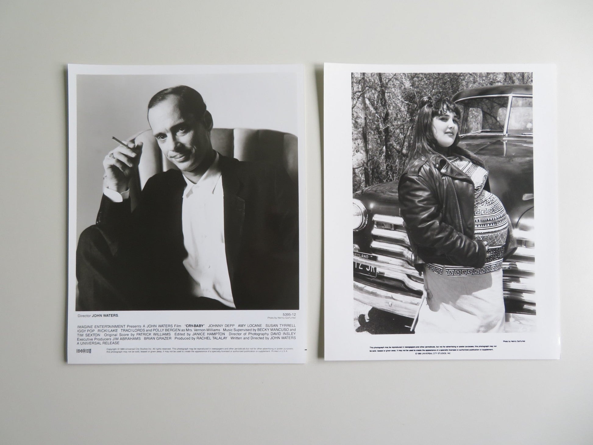 CRY - BABY PRESS KIT 1990 JOHNNY DEPP IGGY POP RICKI LAKE WILLEM DAFOE Movie posters