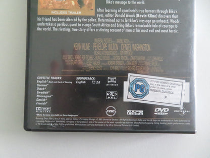 CRY FREEDOM (DVD) DENZEL WASHINGTON KEVIN KLINE 1987 REGION 2, 4 Movie posters