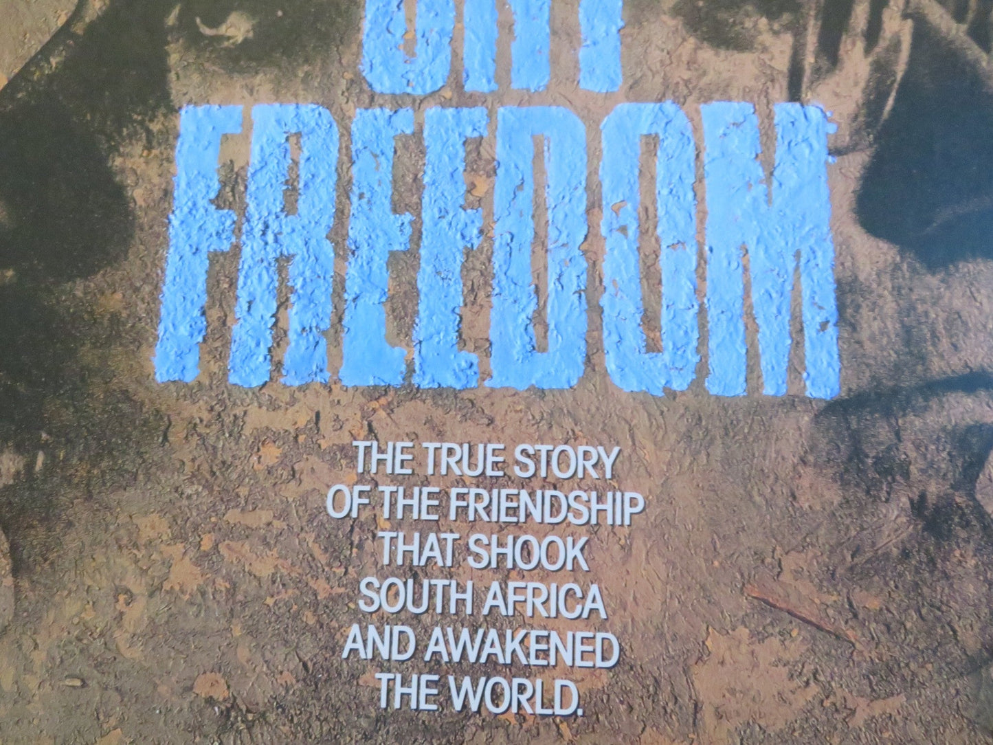 CRY FREEDOM US ONE SHEET ROLLED POSTER KEVIN KLINE DENZEL WASHINGTON 1987 Rendezvous Cinema Movie posters