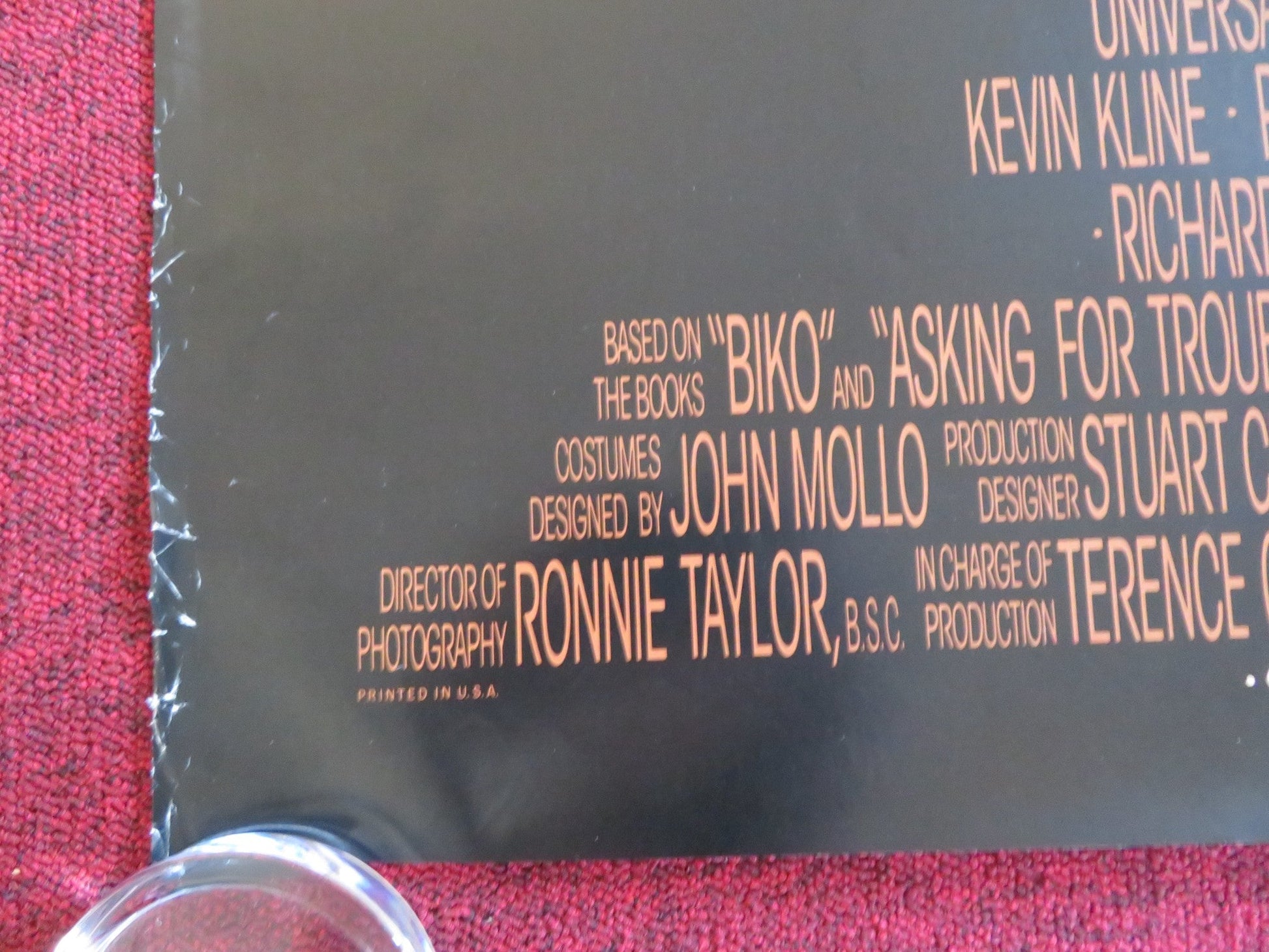 CRY FREEDOM US ONE SHEET ROLLED POSTER KEVIN KLINE DENZEL WASHINGTON 1987 Rendezvous Cinema Movie posters