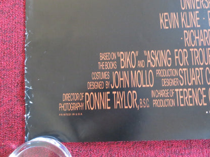 CRY FREEDOM US ONE SHEET ROLLED POSTER KEVIN KLINE DENZEL WASHINGTON 1987 Rendezvous Cinema Movie posters