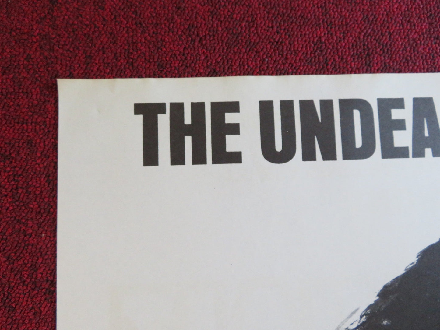 CRYPT OF THE LIVING DEAD - B US TRI FOLDED ONE SHEET ROLLED POSTER A. PINE 1973 Rendezvous Cinema Movie posters