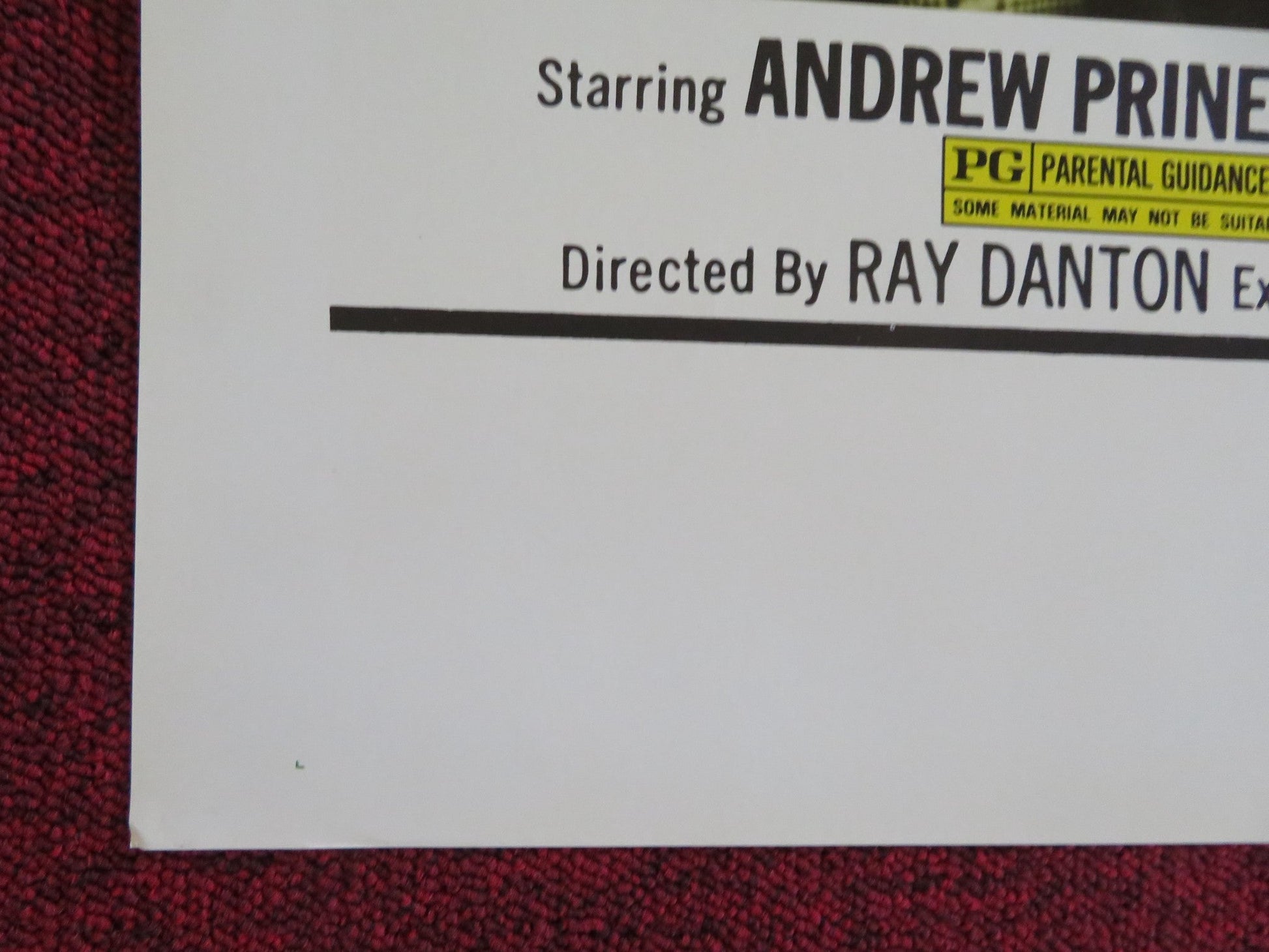 CRYPT OF THE LIVING DEAD US TRI FOLDED ONE SHEET ROLLED POSTER ANDREW PINE 1973 Rendezvous Cinema Movie posters