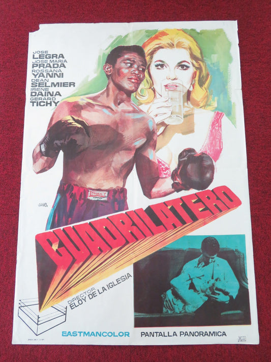 CUADRILATERO SPANISH POSTER ROLLED JOSE LEGRA JOSE MARIA PRADA 1970 Movie posters