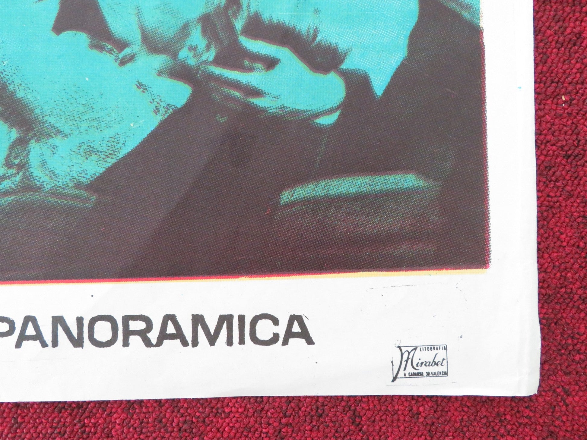 CUADRILATERO SPANISH POSTER ROLLED JOSE LEGRA JOSE MARIA PRADA 1970 Movie posters