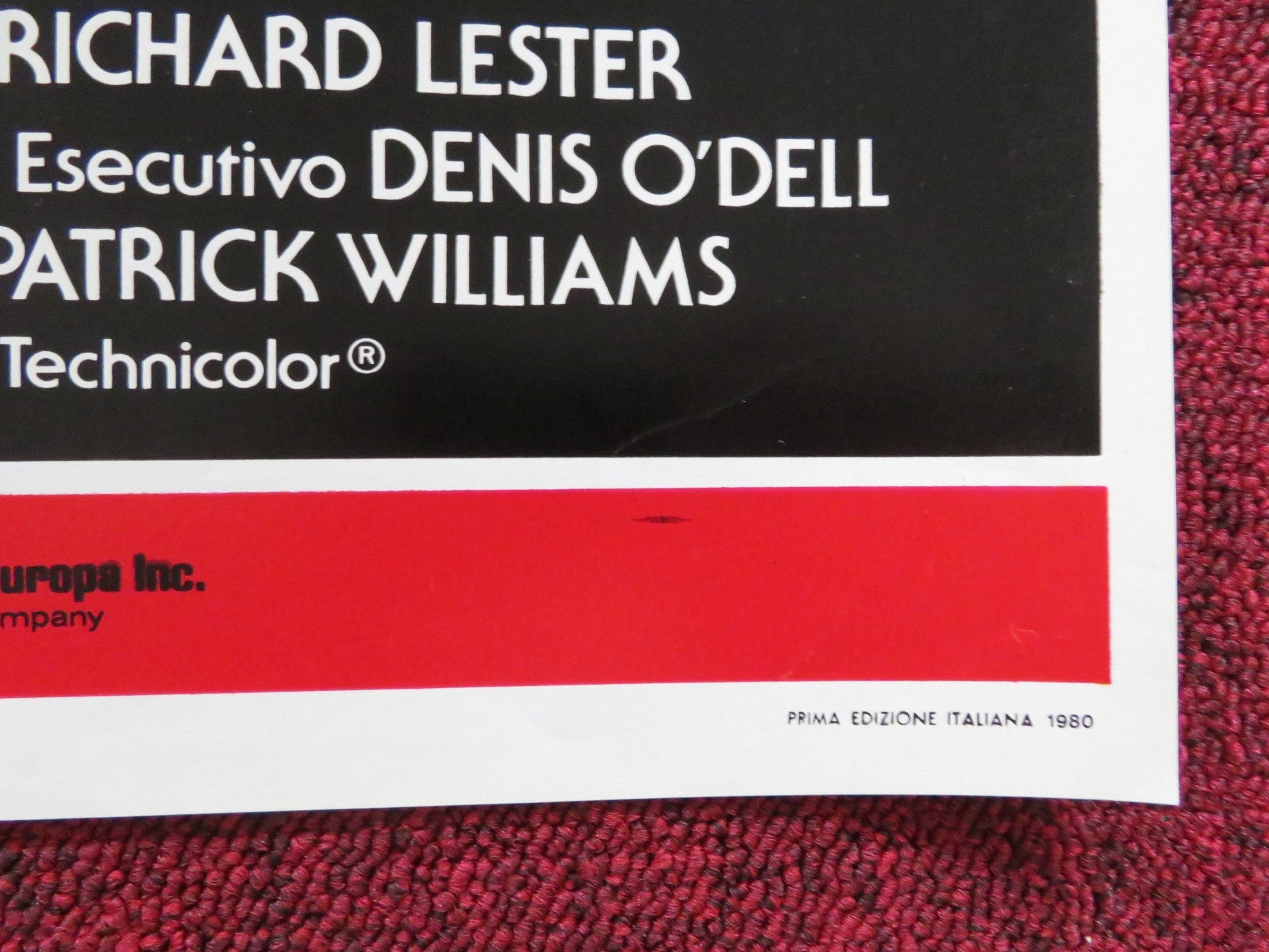 CUBA - A ITALIAN FOTOBUSTA POSTER SEAN CONNERY BROOKE ADAMS 1979 Rendezvous Cinema Movie posters