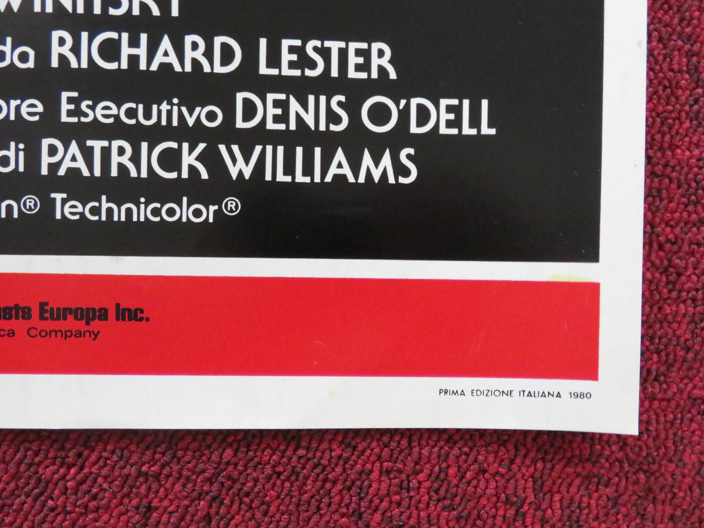 CUBA - C ITALIAN FOTOBUSTA POSTER SEAN CONNERY BROOKE ADAMS 1979 Rendezvous Cinema Movie posters