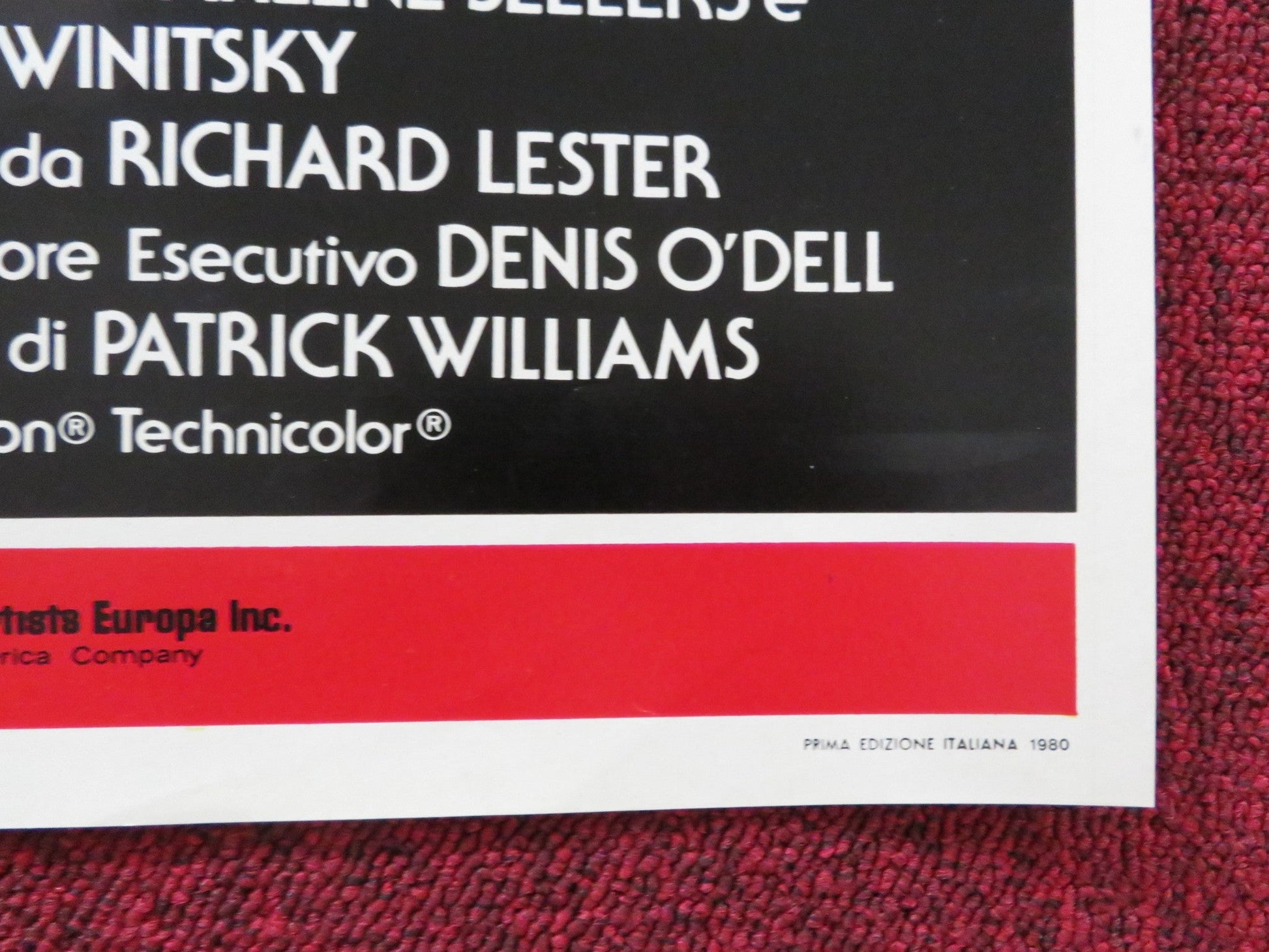 CUBA - D ITALIAN FOTOBUSTA POSTER SEAN CONNERY BROOKE ADAMS 1979 Rendezvous Cinema Movie posters