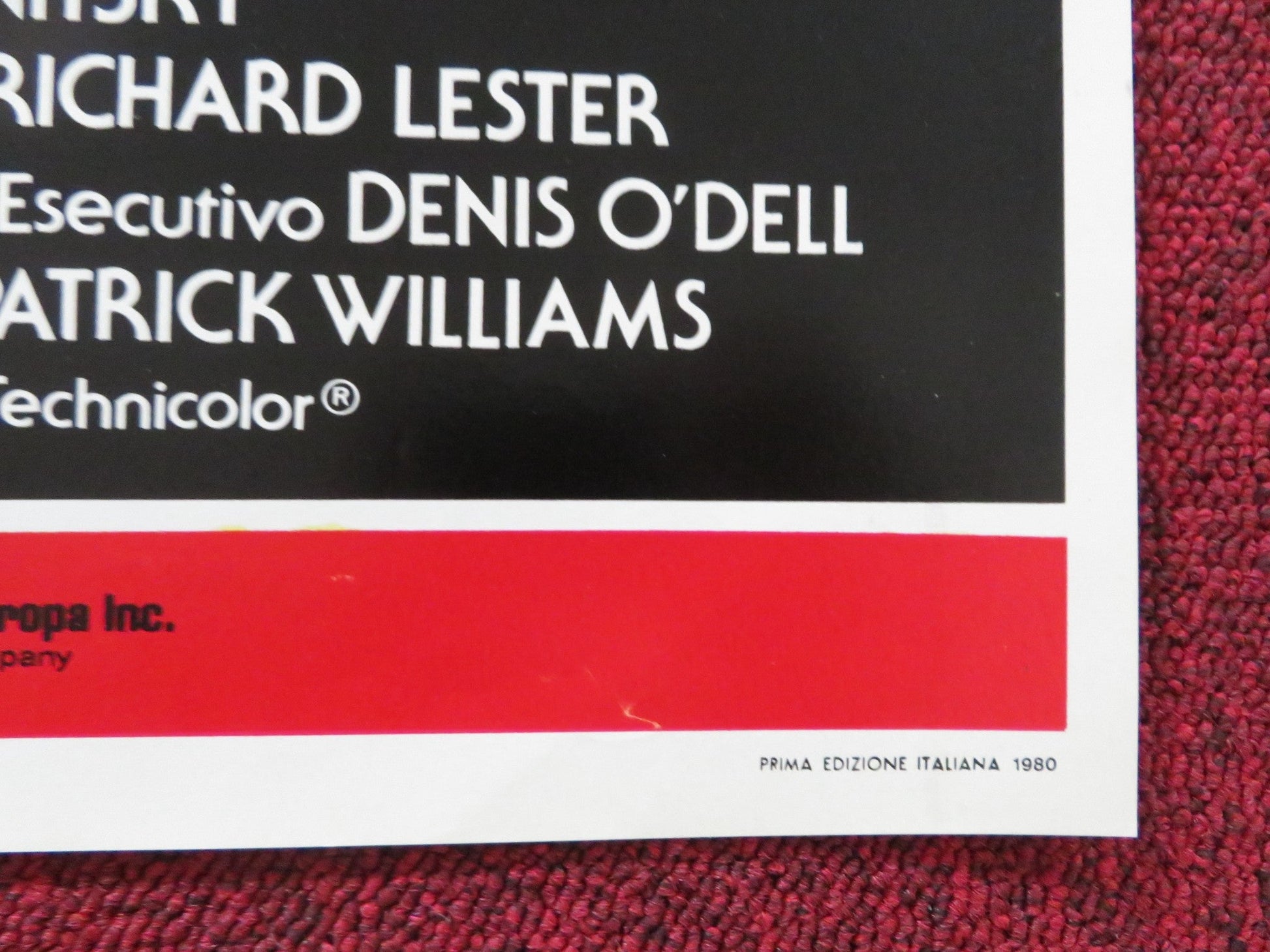 CUBA - E ITALIAN FOTOBUSTA POSTER SEAN CONNERY BROOKE ADAMS 1979 Rendezvous Cinema Movie posters