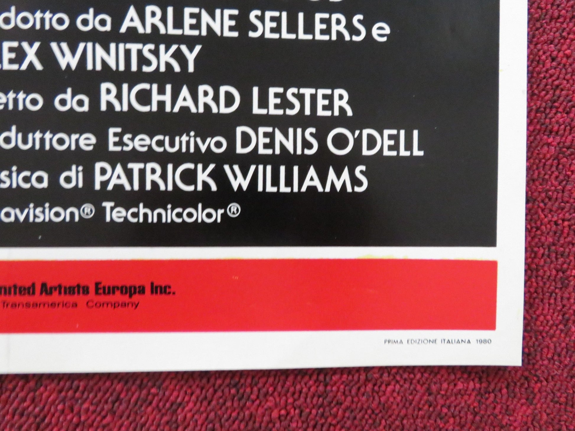 CUBA - F ITALIAN FOTOBUSTA POSTER SEAN CONNERY BROOKE ADAMS 1979 Rendezvous Cinema Movie posters