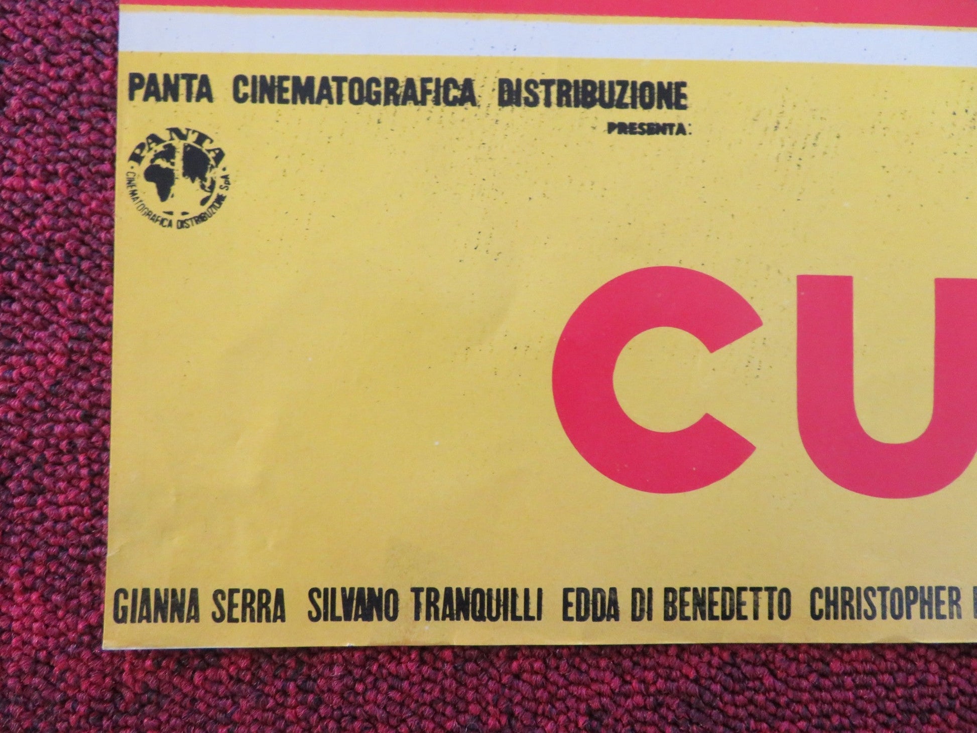 CUORI SOLITARI - A ITALIAN FOTOBUSTA POSTER UGO TOGNAZZI SENTA BERGER 1970 Rendezvous Cinema Movie posters