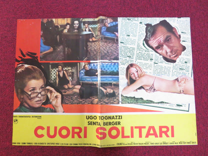 CUORI SOLITARI - B ITALIAN FOTOBUSTA POSTER UGO TOGNAZZI SENTA BERGER 1970 Rendezvous Cinema Movie posters