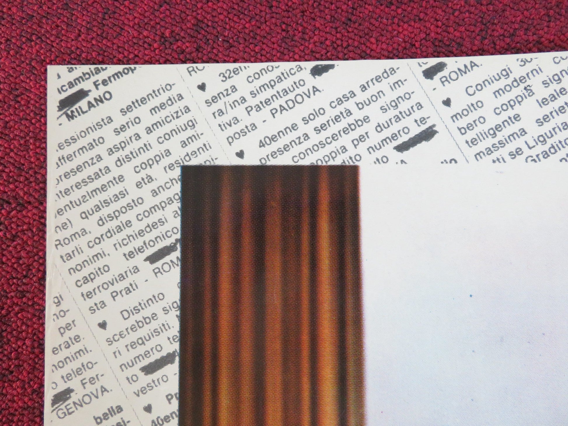 CUORI SOLITARI - C ITALIAN FOTOBUSTA POSTER UGO TOGNAZZI SENTA BERGER 1970 Rendezvous Cinema Movie posters