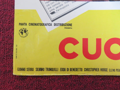 CUORI SOLITARI - C ITALIAN FOTOBUSTA POSTER UGO TOGNAZZI SENTA BERGER 1970 Rendezvous Cinema Movie posters