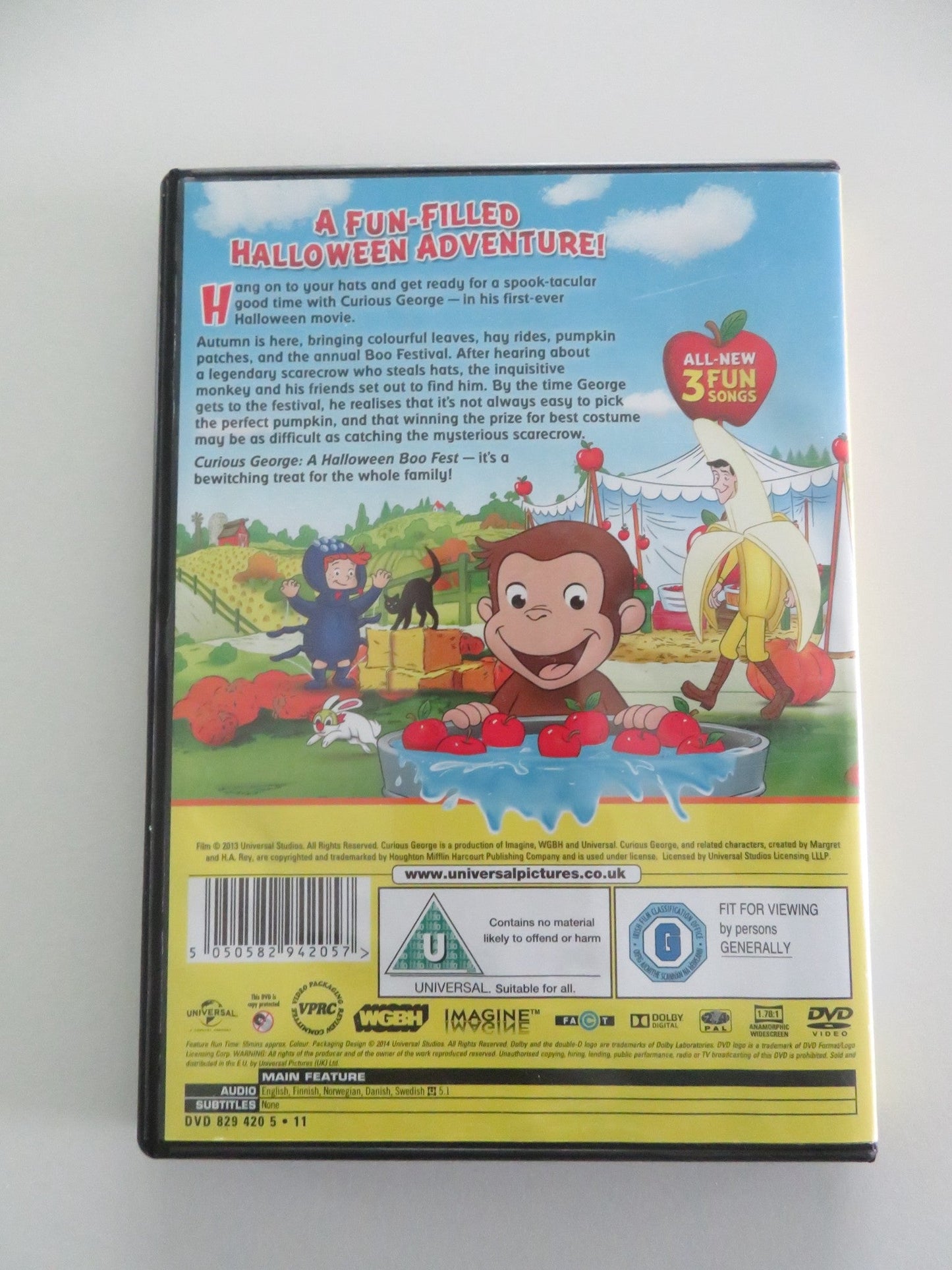 CURIOUS GEORGE: A HALLOWEEN BOOFEST (DVD) FRANK WELKER 2013 REGION 2, 4 Movie posters