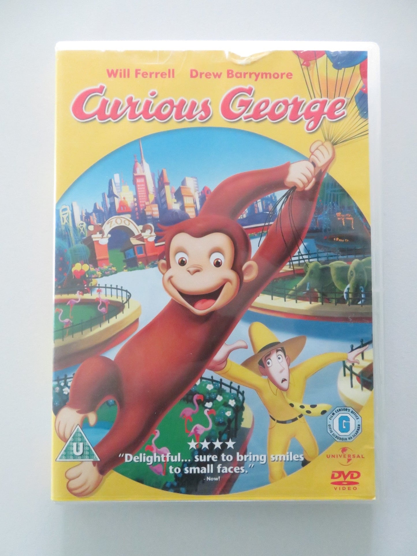 Curious George (DVD) Will Ferrell Drew Barrymore 2006 Region 2, 4, 5 Movie posters