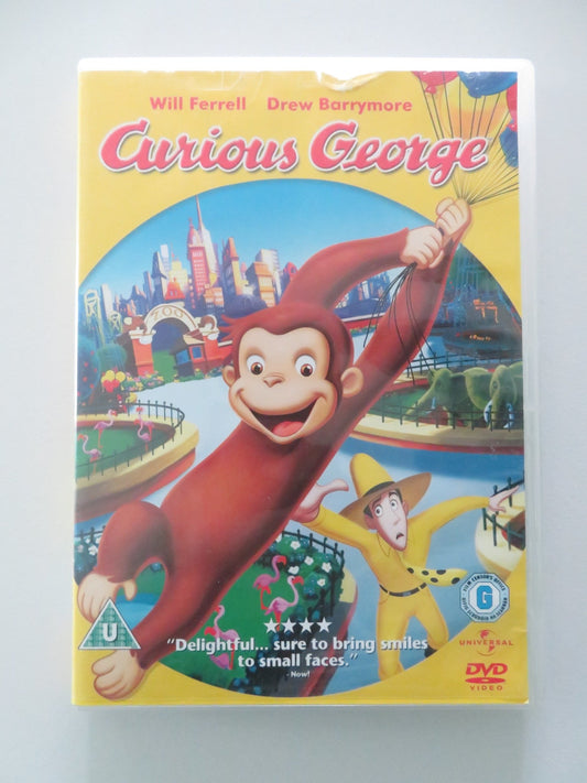Curious George (DVD) Will Ferrell Drew Barrymore 2006 Region 2, 4, 5 Movie posters
