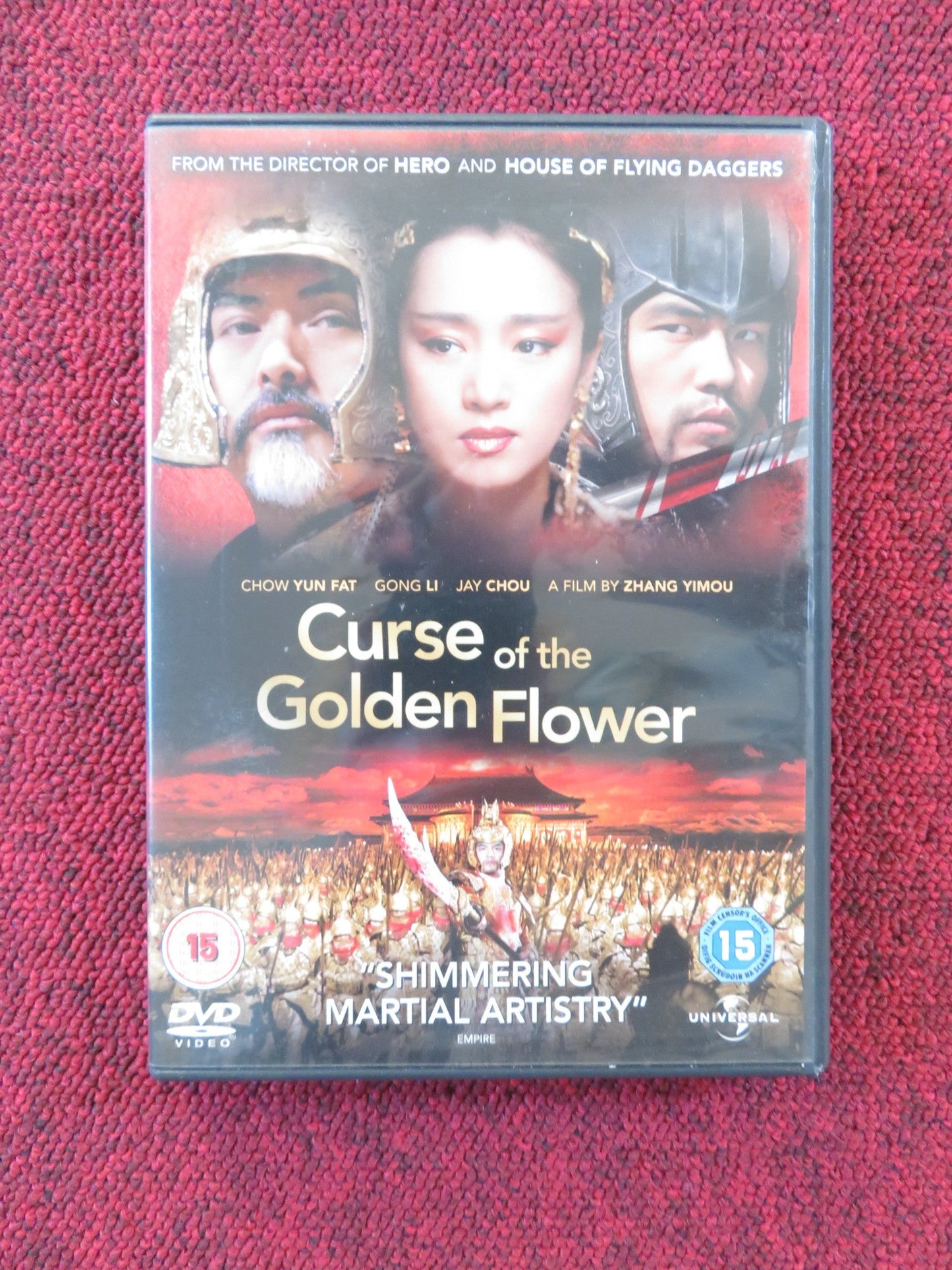 CURSE OF THE GOLDEN FLOWER (DVD) CHOW YUN FAT GONG LI 2006 REGION 2, 4, 5 Rendezvous Cinema Movie posters