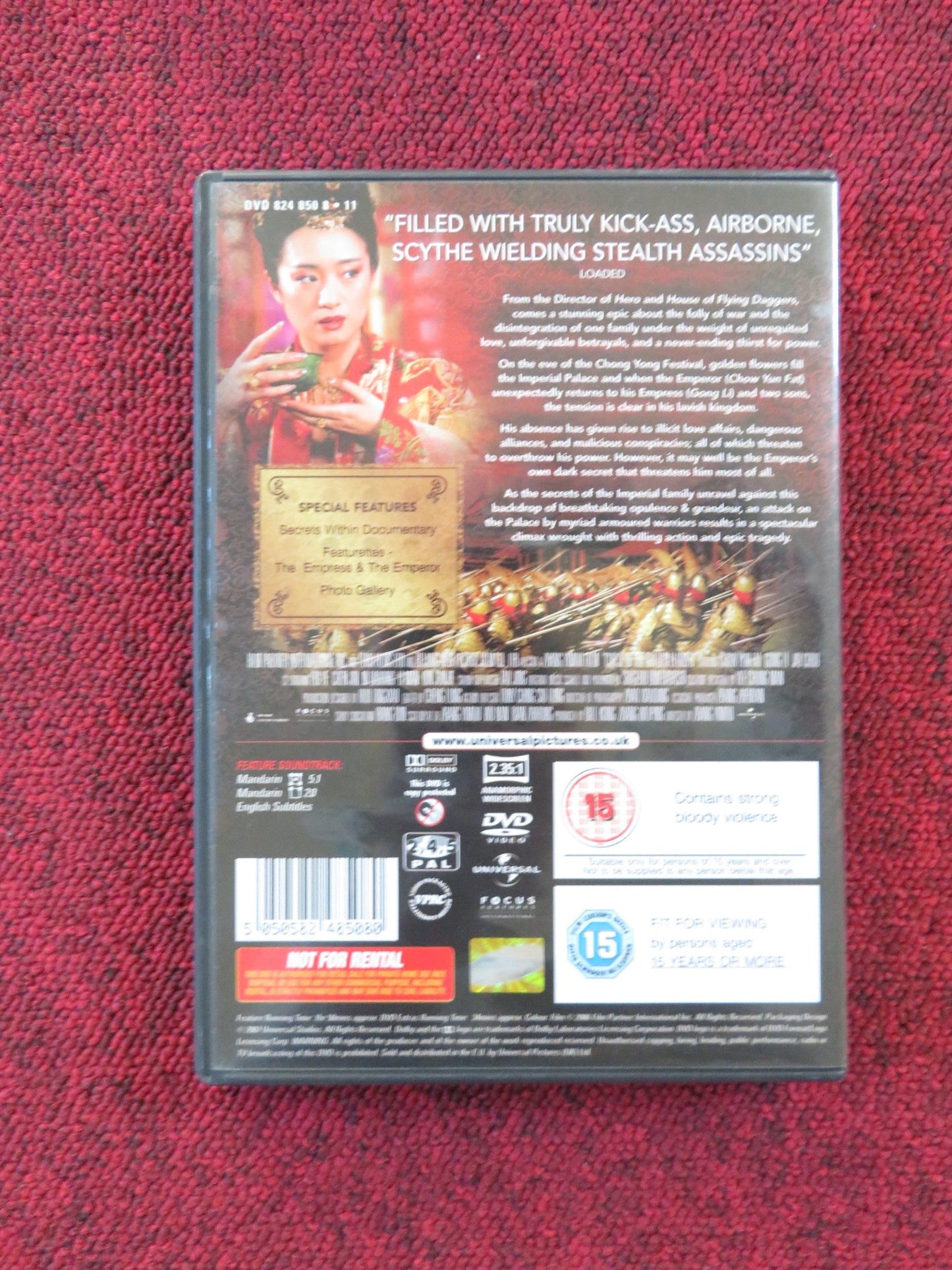 CURSE OF THE GOLDEN FLOWER (DVD) CHOW YUN FAT GONG LI 2006 REGION 2, 4, 5 Rendezvous Cinema Movie posters