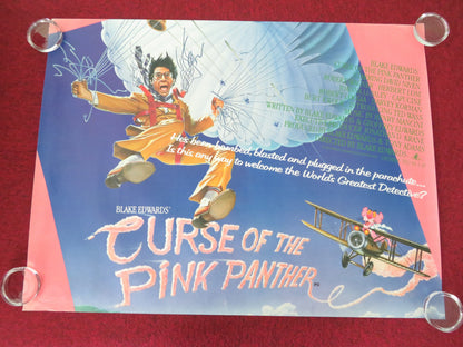 Curse of the Pink Panther UK Quad Rolled Poster David Niven Robert Wagner 1983 Movie posters
