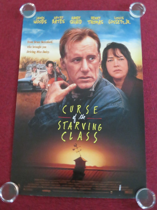 CURSE OF THE STARVING CLASS US ONE SHEET ROLLED POSTER JAMES WOODS K. BATES 1994 Movie posters