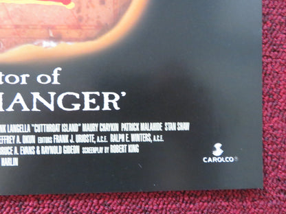 CUTTHROAT ISLAND VHS VIDEO POSTER GEENA DAVIS MATTHEW MODINE 1995 Rendezvous Cinema Movie posters