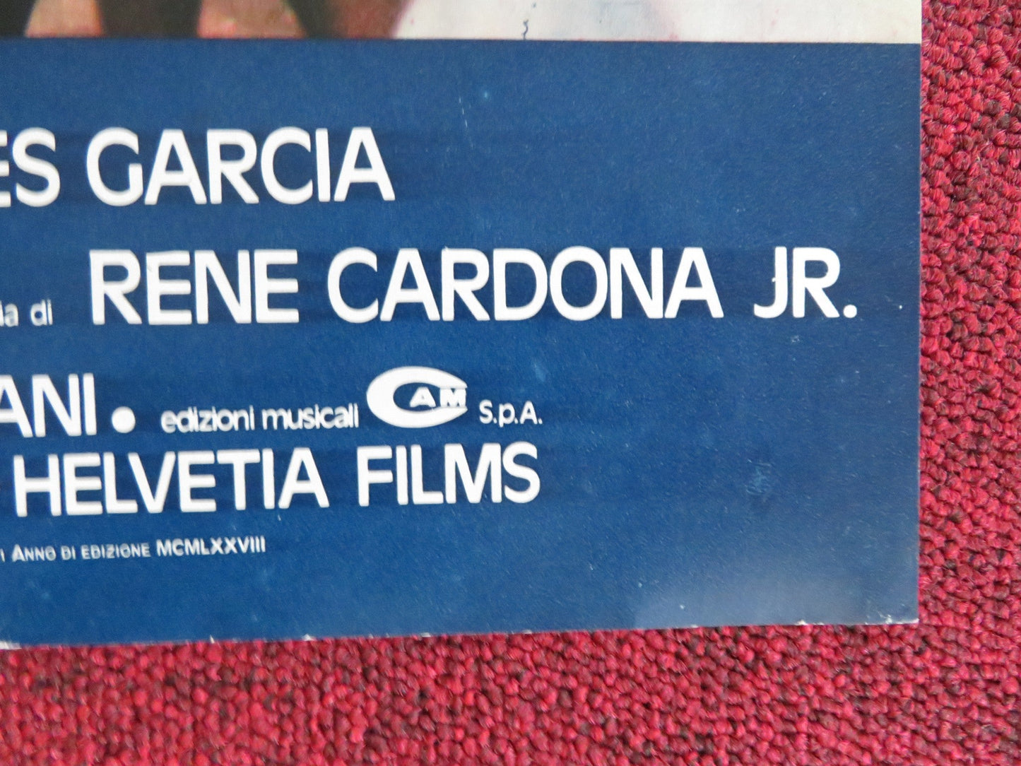 CYCLONE - A ITALIAN FOTOBUSTA POSTER ARTHUR KENNEDY CARROL BAKER 1978 Rendezvous Cinema Movie posters