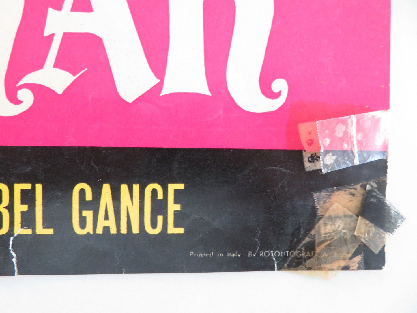 CYRANO AND D'ARTAGNAN ITALIAN FOTOBUSTA POSTER JOSE FERRER SYLVA KOSCINA 1964 Movie posters