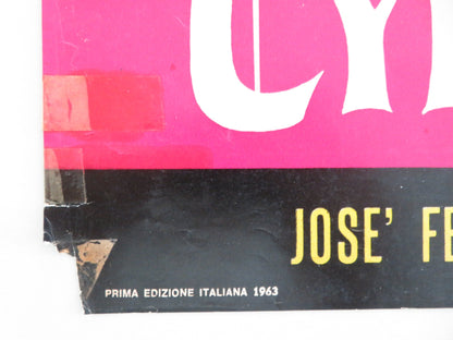CYRANO AND D'ARTAGNAN ITALIAN FOTOBUSTA POSTER JOSE FERRER SYLVA KOSCINA 1964 Movie posters