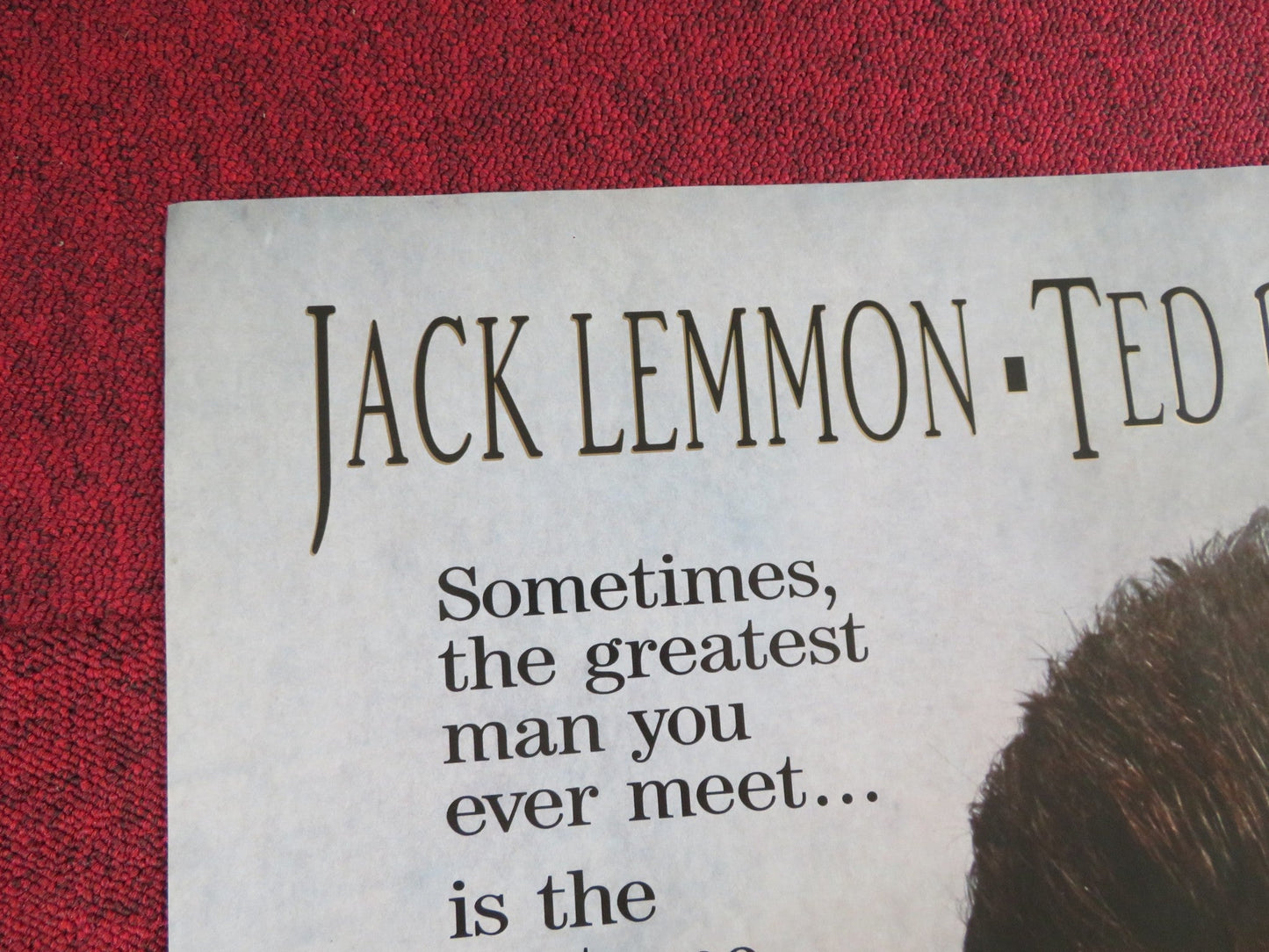 DAD - B FOLDED US ONE SHEET POSTER JACK LEMMON TED DANSON 1989 Rendezvous Cinema Movie posters