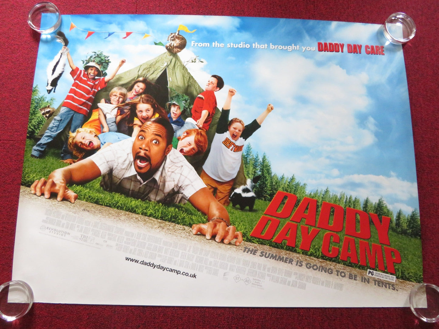 DADDY DAY CAMP UK QUAD ROLLED POSTER CUBA GOODING JR. RICHARD GANT 2007 Rendezvous Cinema Movie posters