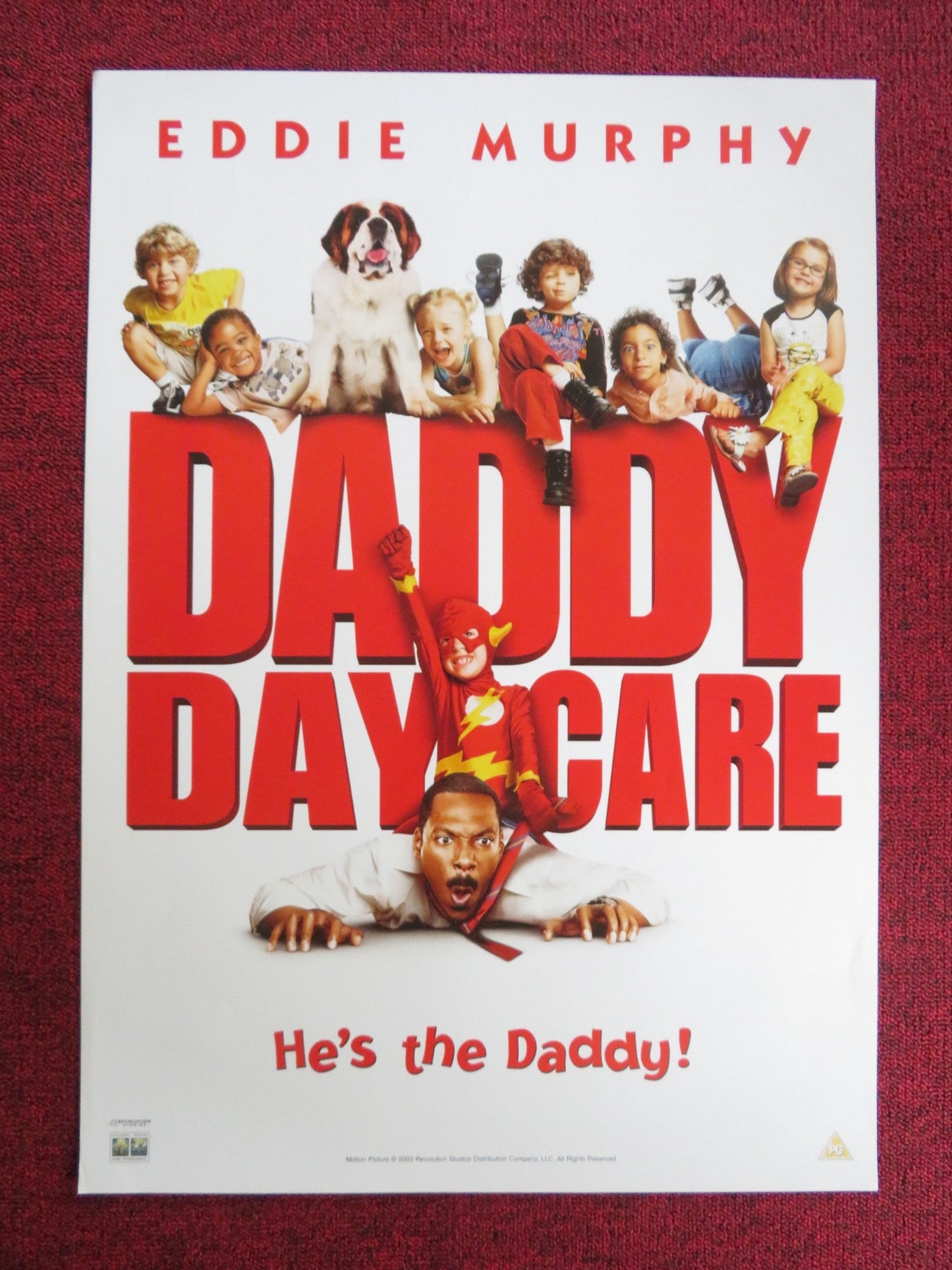 DADDY DAY CARE VHS VIDEO POSTER EDDIE MURPHY STEVE ZAHN 2003 Rendezvous Cinema Movie posters