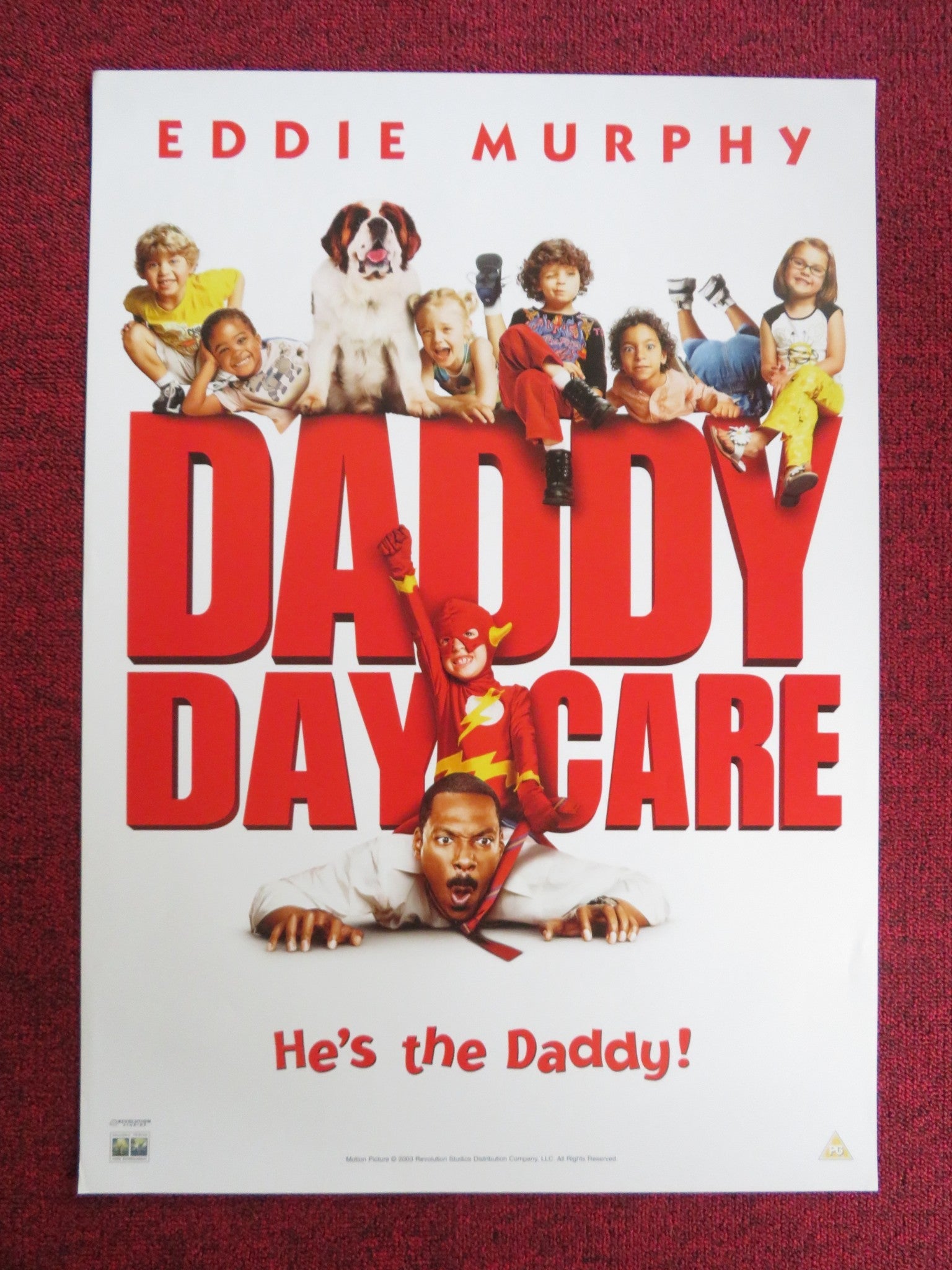 DADDY DAY CARE VHS VIDEO POSTER EDDIE MURPHY STEVE ZAHN 2003 Rendezvous Cinema Movie posters